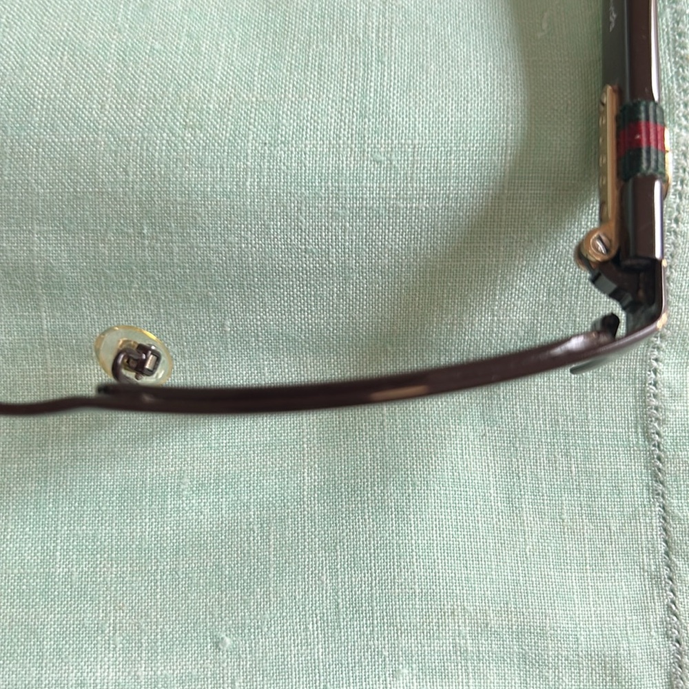 Gucci GG4244 Brown Gold Designer Eyeglass Frames RX Ready Italy - Picture 13 of 16